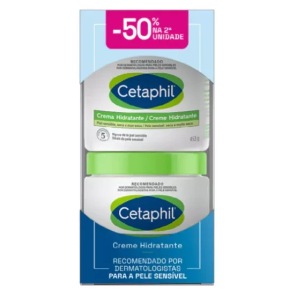 Cetaphil Creme Hidratante 453G Duo Desconto -50% 2ª Embalagem